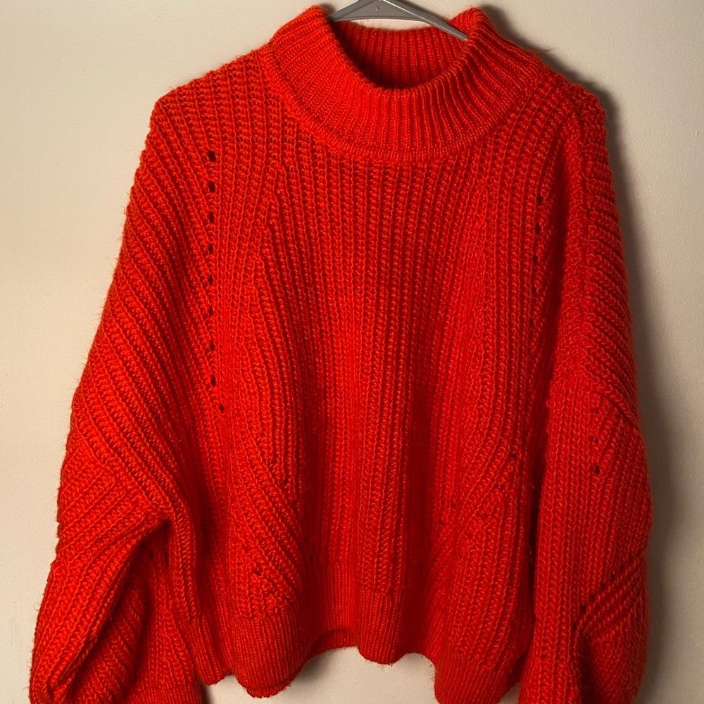 Mock-neck sweater